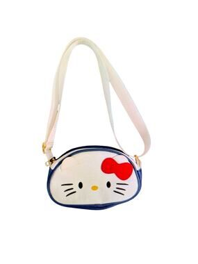 Hello Kitty Face Crossbody Purse Shoulder Bag